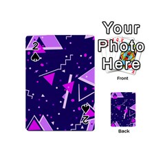 Triangles, Triangle, Colorful Playing Cards 54 Designs (mini) by nateshop