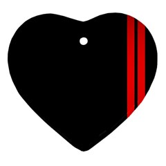 Abstract Black & Red, Backgrounds, Lines Ornament (heart) by nateshop