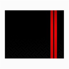 Abstract Black & Red, Backgrounds, Lines Small Glasses Cloth