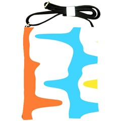 Warp Lines Colorful Multicolor Shoulder Sling Bag