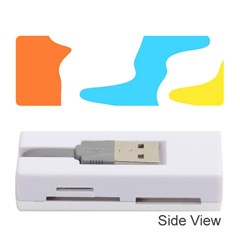 Warp Lines Colorful Multicolor Memory Card Reader (stick)