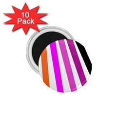 Colorful Multicolor Colorpop Flare 1 75  Magnets (10 Pack) 