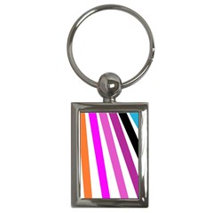 Colorful Multicolor Colorpop Flare Key Chain (rectangle)