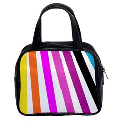 Colorful Multicolor Colorpop Flare Classic Handbag (two Sides)