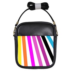 Colorful Multicolor Colorpop Flare Girls Sling Bag