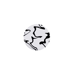 Black And White Swirl Background 1  Mini Magnets