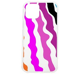 Warp Liquid Multicolor Kids Iphone 12 Pro Max Tpu Uv Print Case by Cemarart