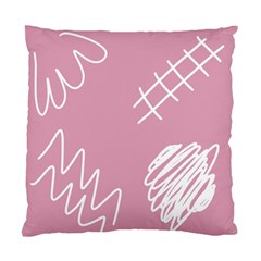 Elements Scribble Wiggly Lines Standard Cushion Case (two Sides)