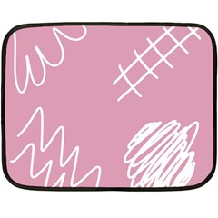 Elements Scribble Wiggly Lines Fleece Blanket (mini)