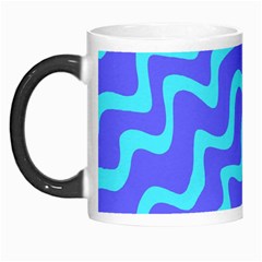 Purple Mint Turquoise Background Morph Mug