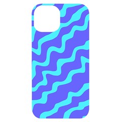 Purple Mint Turquoise Background Iphone 14 Black Uv Print Case