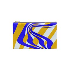 Print Pattern Warp Lines Cosmetic Bag (small)