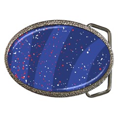 Texture Multicolour Ink Dip Flare Belt Buckles