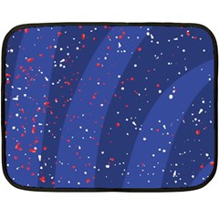 Texture Multicolour Ink Dip Flare Fleece Blanket (mini)