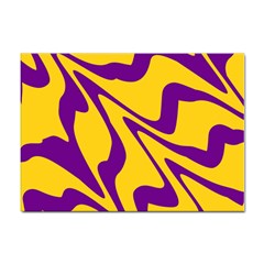 Waves Pattern Lines Wiggly Sticker A4 (10 Pack) by Cemarart