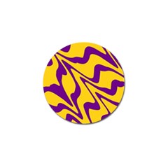 Waves Pattern Lines Wiggly Golf Ball Marker (4 Pack)