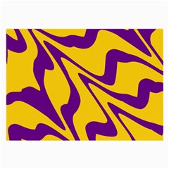 Waves Pattern Lines Wiggly Large Glasses Cloth