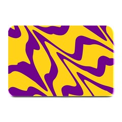 Waves Pattern Lines Wiggly Plate Mats