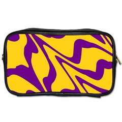 Waves Pattern Lines Wiggly Toiletries Bag (one Side)