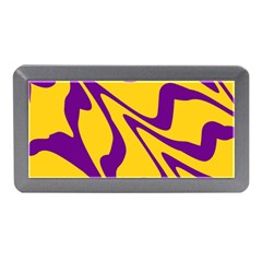 Waves Pattern Lines Wiggly Memory Card Reader (mini) by Cemarart