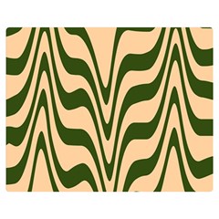 Swirl Pattern Abstract Marble Two Sides Premium Plush Fleece Blanket (medium)