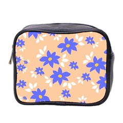 Flowers Pattern Floral Print Mini Toiletries Bag (two Sides)