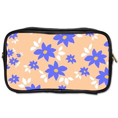 Flowers Pattern Floral Print Toiletries Bag (two Sides)