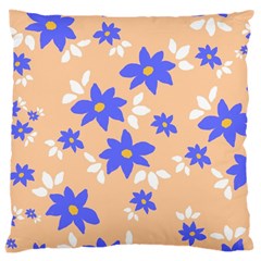 Flowers Pattern Floral Print Large Cushion Case (two Sides)