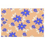 Flowers Pattern Floral Print Banner and Sign 6  x 4  Front