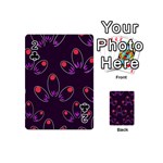 Pattern Petals Dots Print Seamless Playing Cards 54 Designs (Mini) Front - Club2