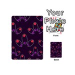 Pattern Petals Dots Print Seamless Playing Cards 54 Designs (Mini) Back
