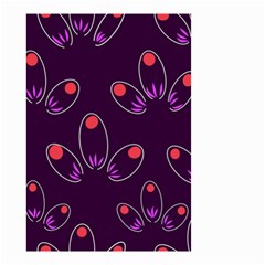 Pattern Petals Dots Print Seamless Small Garden Flag (two Sides)