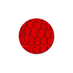 Red Background Wallpaper Golf Ball Marker