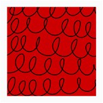 Red Background Wallpaper Medium Glasses Cloth Front