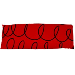 Red Background Wallpaper Body Pillow Case Dakimakura (two Sides)