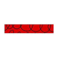 Red Background Wallpaper Premium Plush Fleece Scarf (mini)