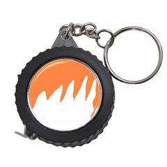 Orange Background Halloween Measuring Tape