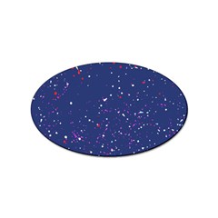 Texture Grunge Speckles Dots Sticker (Oval)