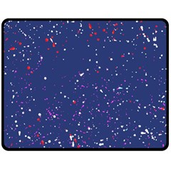 Texture Grunge Speckles Dots Two Sides Fleece Blanket (Medium)