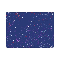 Texture Grunge Speckles Dots Premium Plush Fleece Blanket (Mini)