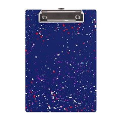 Texture Grunge Speckles Dots A5 Acrylic Clipboard