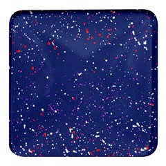 Texture Grunge Speckles Dots Square Glass Fridge Magnet (4 pack)