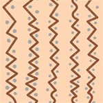 Print Pattern Minimal Tribal Play Mat (Square) Front