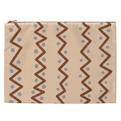 Print Pattern Minimal Tribal Cosmetic Bag (xxl)