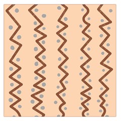 Print Pattern Minimal Tribal Square Satin Scarf (36  X 36 )