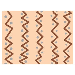 Print Pattern Minimal Tribal Premium Plush Fleece Blanket (extra Small) by Cemarart