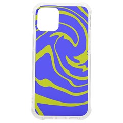 Blue Green Abstract Iphone 12 Mini Tpu Uv Print Case	 by Cemarart