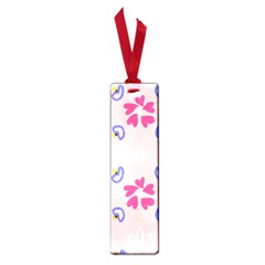 Flower Heart Print Pattern Pink Small Book Marks