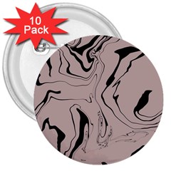 Chic Boho Decor Background Print 3  Buttons (10 Pack) 