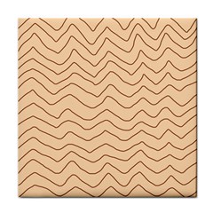 Background Wavy Zig Zag Lines Face Towel